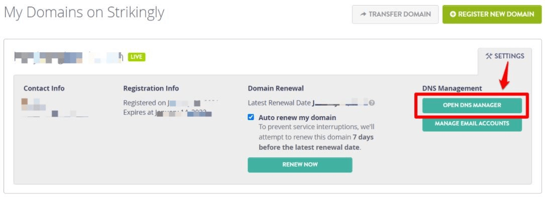 打開DNS管理 打開DNS管理
